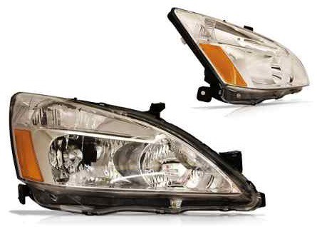 Farol Accord 2003 2004 2005 2006 2007 Máscara Cromada